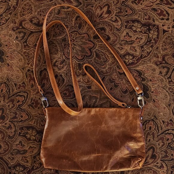 Rough & Tumble leather crossbody bag - Picture 1 of 8